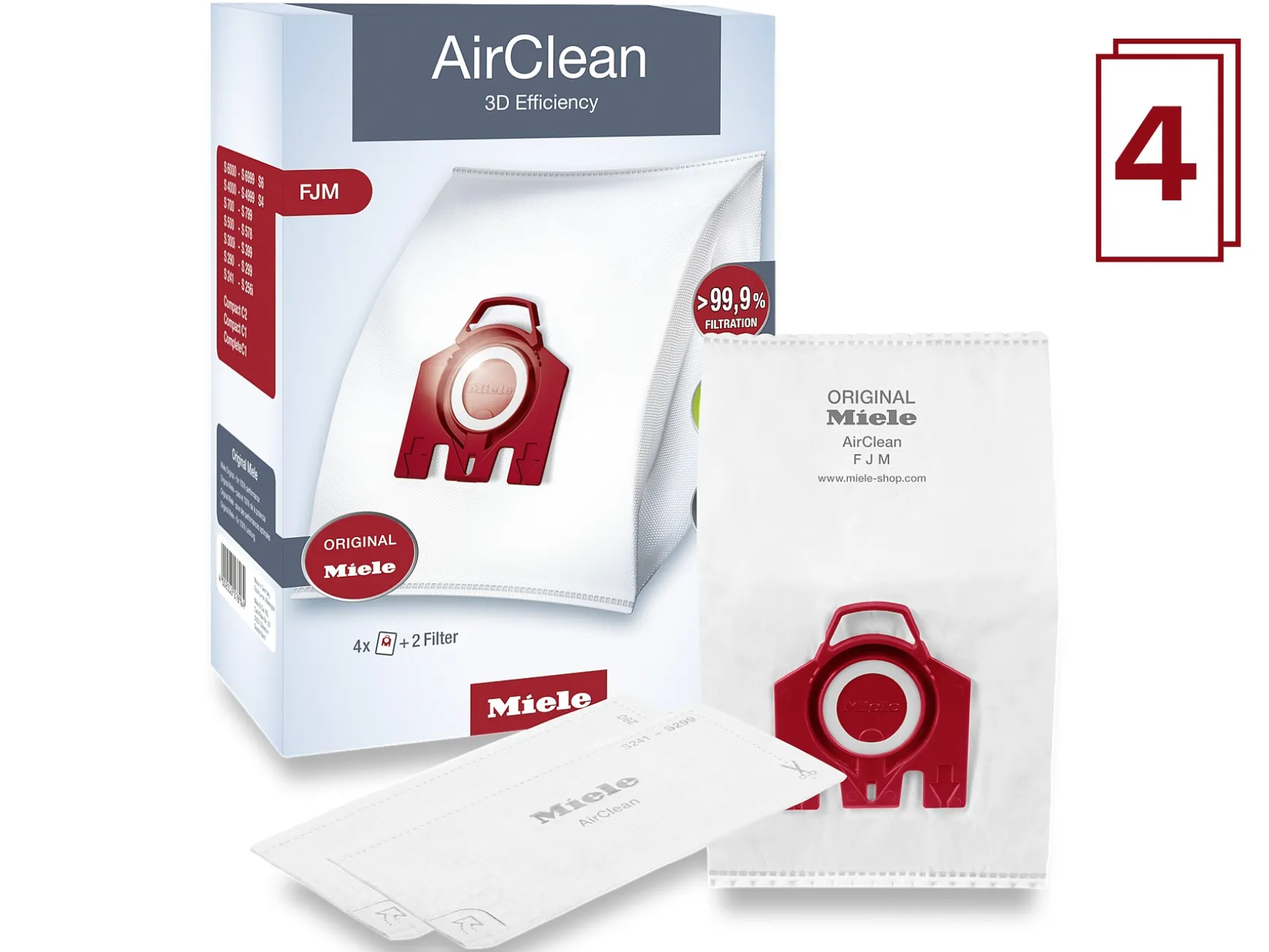 Miele Airclean 3D Efficiency Fjm Staubbeutel- Zubehör