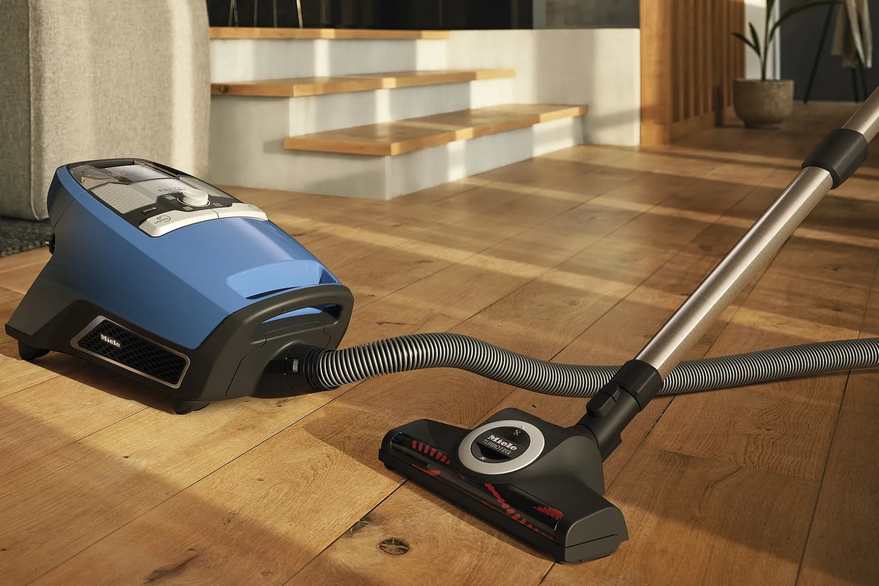 Miele Blizzard Cx1 Turboteam Powerline- Beutellose Staubsauger