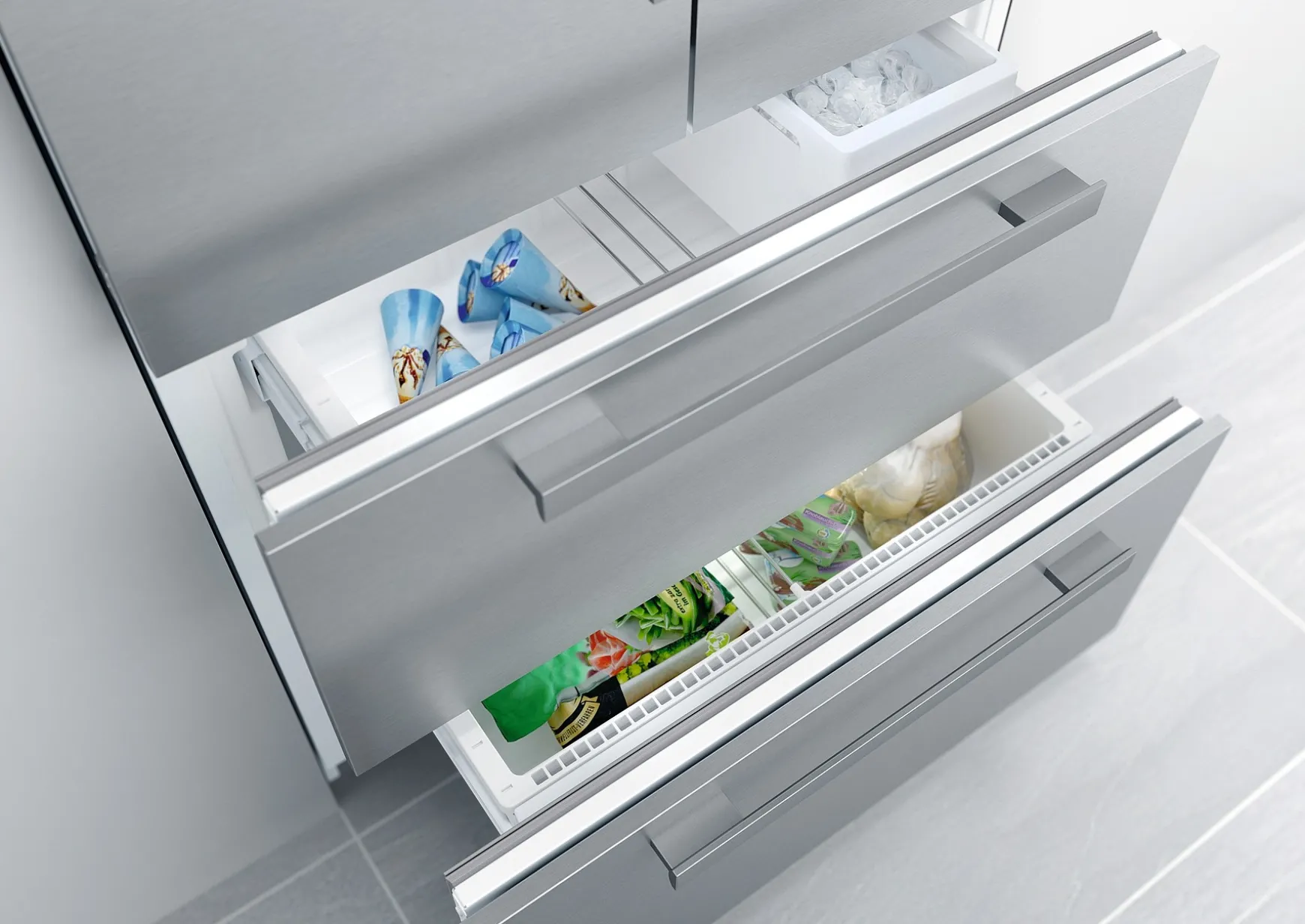 Miele Kfn 9859 Ide- Integrierte Bodenhalterungen