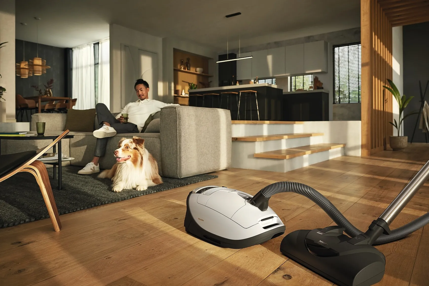 Miele Komplette C3 Cat & Dog Powerline Sgee0- Bodenstaubsauger Mit Beutel