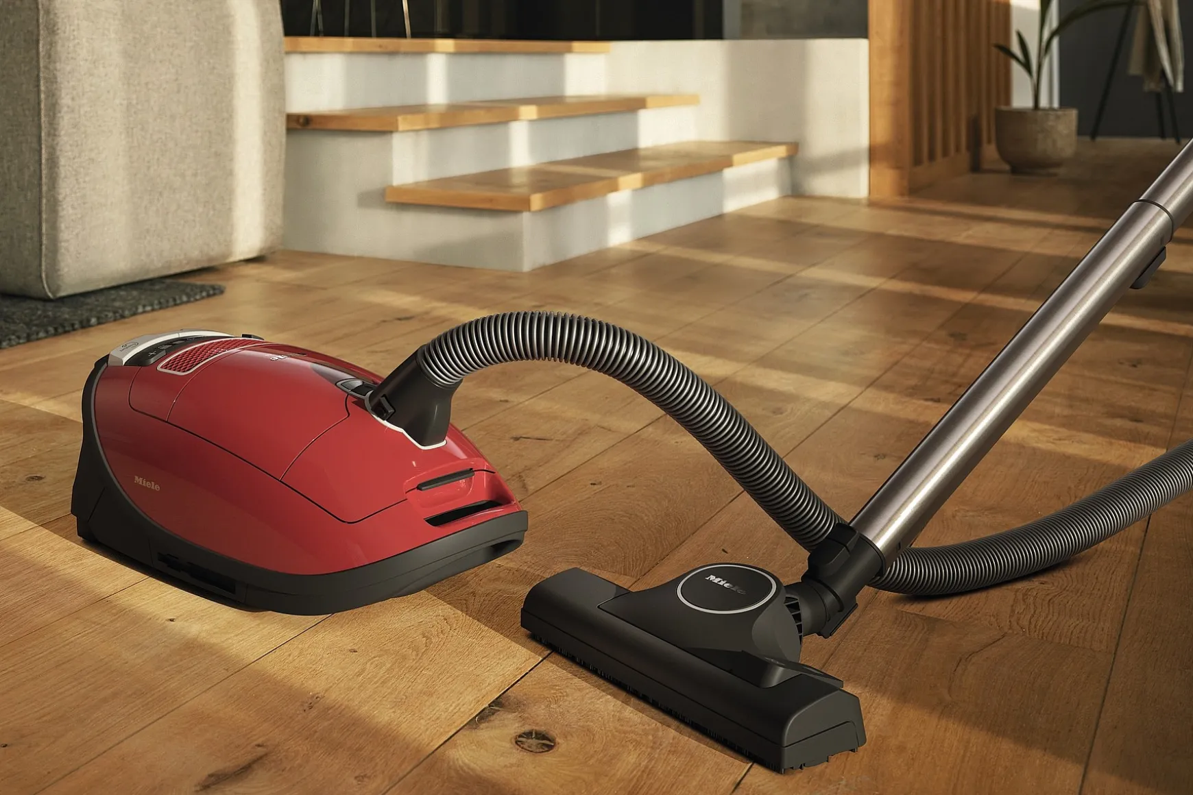Miele Komplettes C3 Homecare Powerline Sgfe0- Bodenstaubsauger Mit Beutel