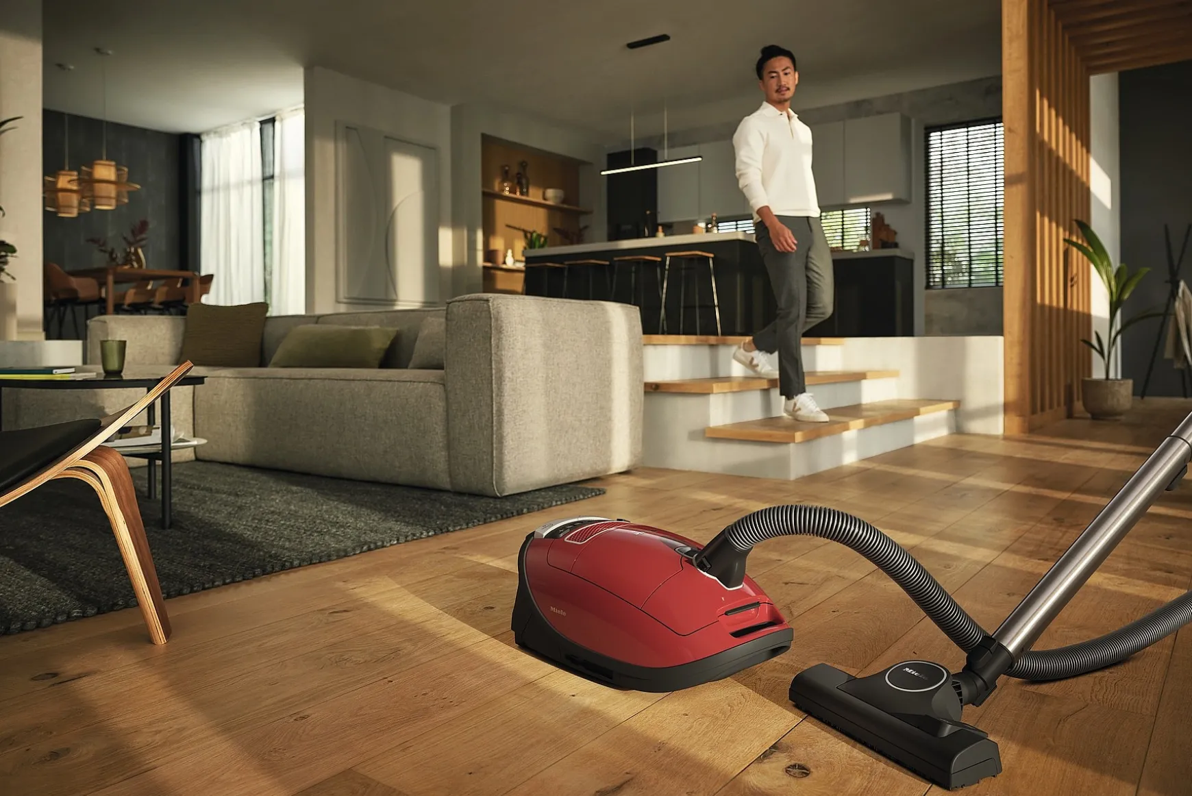Miele Komplettes C3 Homecare Powerline Sgfe0- Bodenstaubsauger Mit Beutel