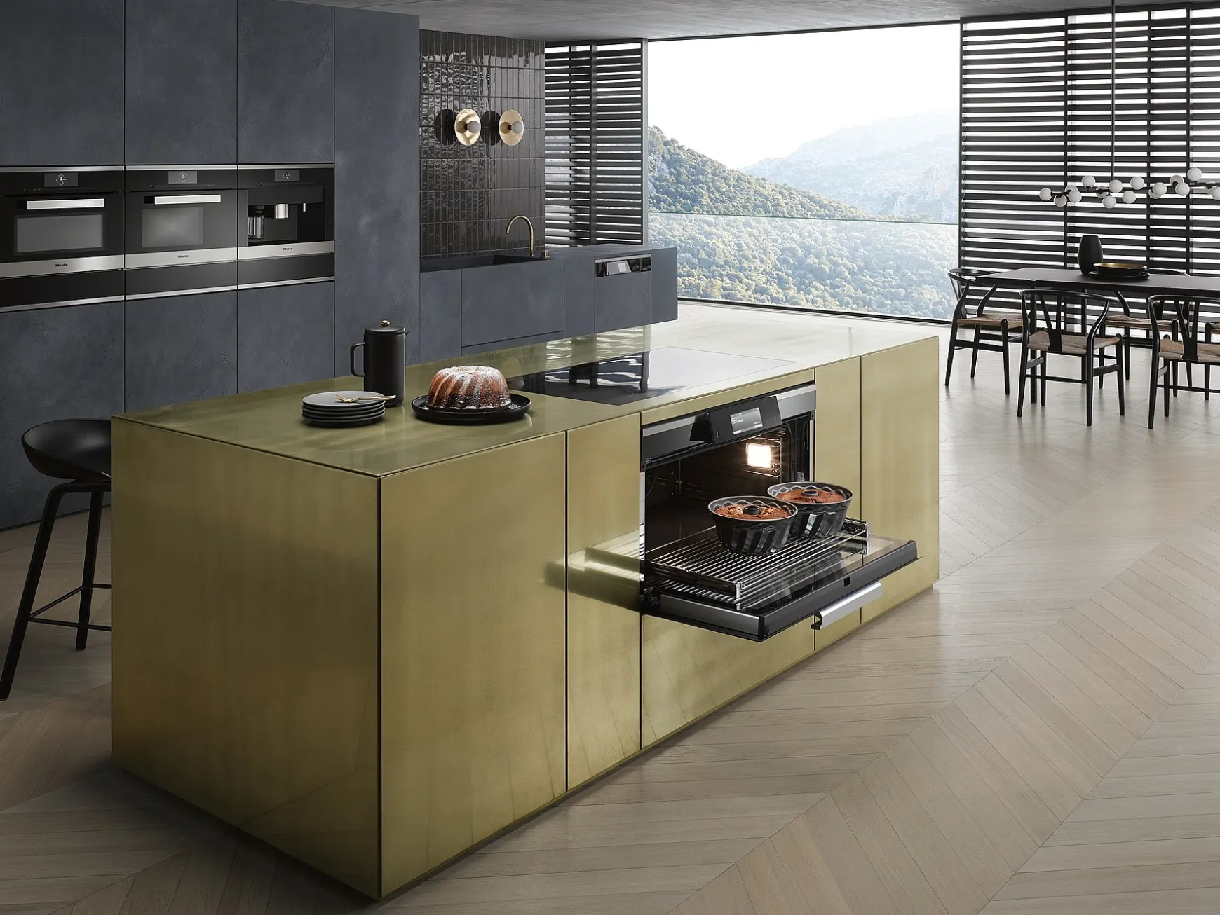 Miele Original Self Clean Ready Flexiclip-Teleskopschienen- Kuchenzubehör