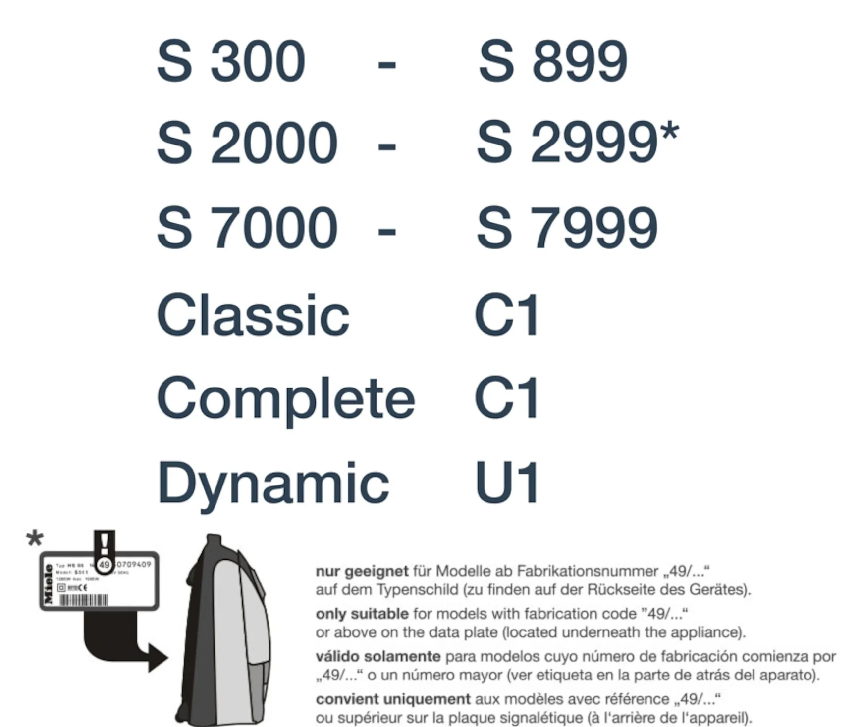 Miele Xl-Pack Hepa-Airclean-Filter- Zubehör